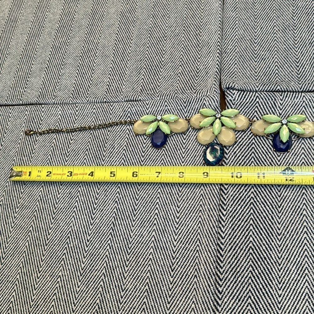 Art deco gold statement necklace - Picture 5 of 6